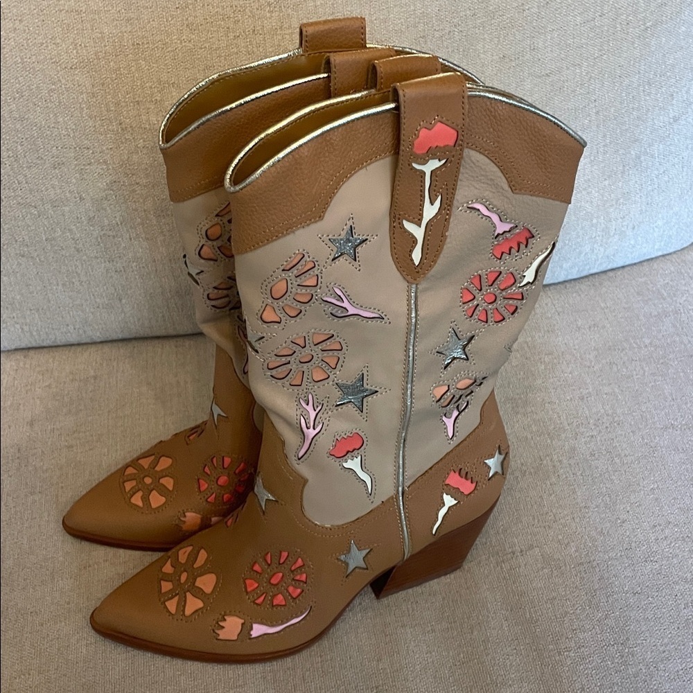 Dolce Vita Lassie Western Boots- 7.5 - Picture 4 of 8